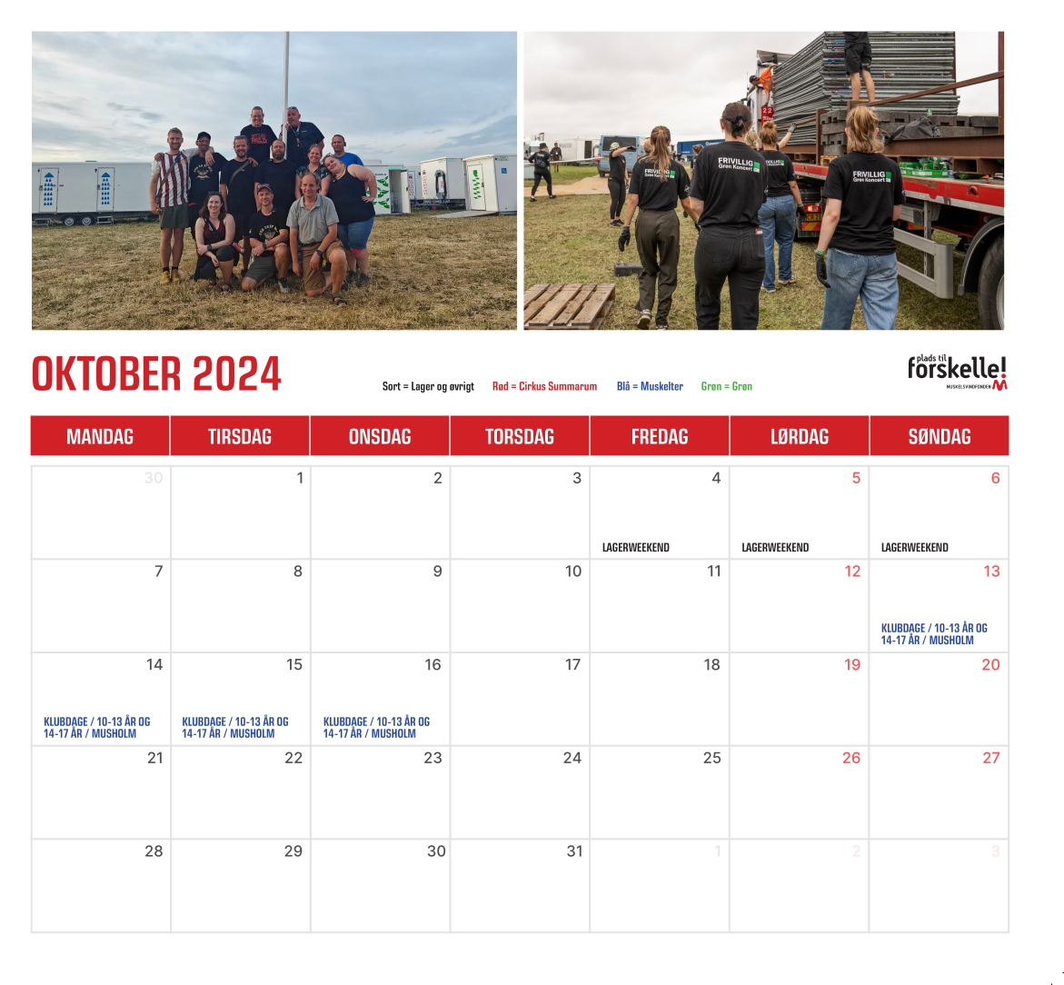 Oktober kalender