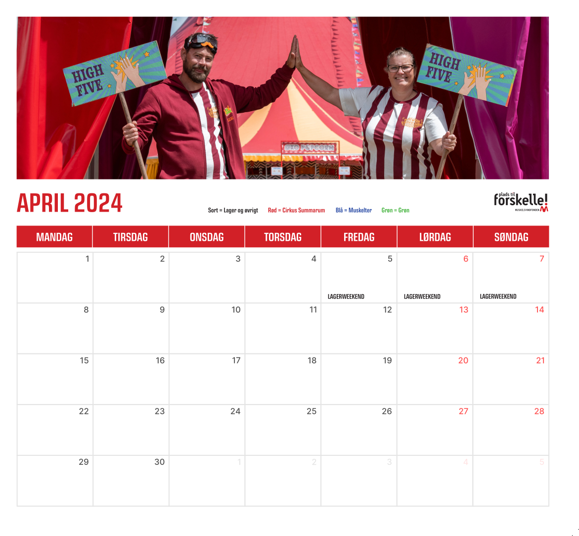 April kalender